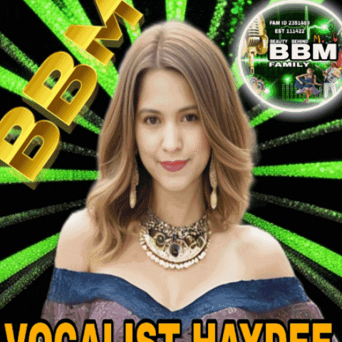 a woman with the name vocalist haydee on it