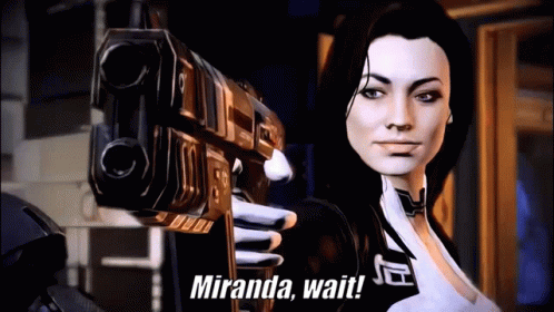 Miranda Lawson Mass Effect2 GIF - Miranda Lawson Mass Effect2 Wait GIFs