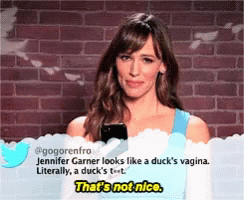 Jennifer Gardner Not Nice GIF - Jennifer Gardner Not Nice Duck Vagina GIFs