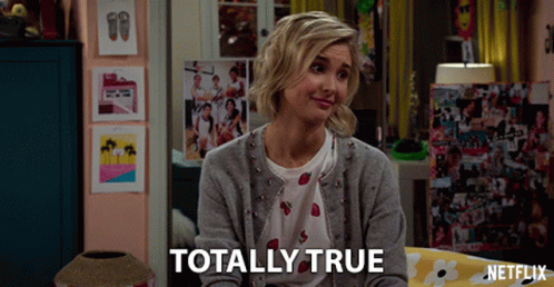 Totally True Isabel May GIF - Totally True Isabel May Katie Cooper GIFs