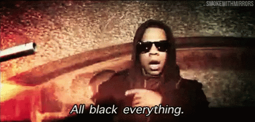 All Black Everything - Everything GIF - Everything All Black Everything Sunglasses GIFs