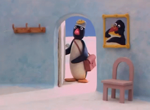 Pingu At Home Pingu And Dad GIF - Pingu At Home Pingu And Dad Pingu And Dad Day GIFs