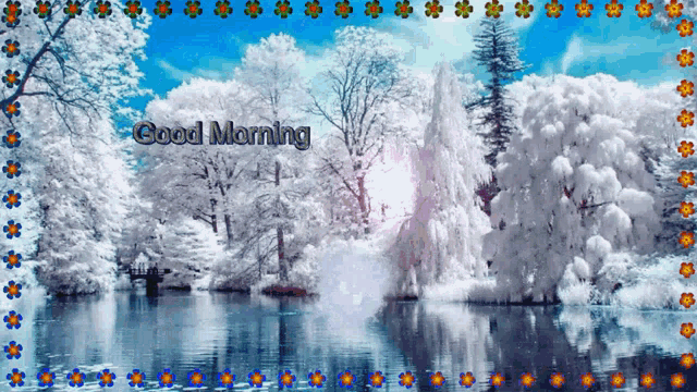 Good Morning Snow GIF - Good Morning Morning Snow GIFs