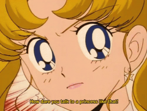 Sailor Moon How Dare You GIF - Sailor Moon How Dare You Talk GIFs
