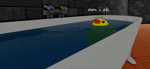 Am I Ok Duck GIF - Am I Ok Duck Roblox GIFs