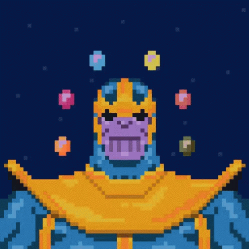 Thanos Strong GIF - Thanos Strong Pixel GIFs