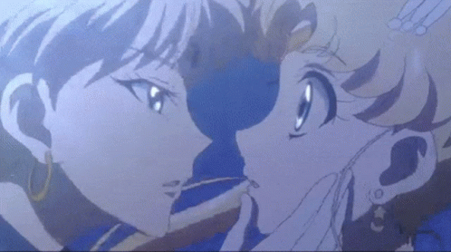 Sailor Moon Uranus GIF - Sailor Moon Uranus Kiss GIFs