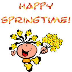 Happy Springtime GIF - Spring Seasons Springtime GIFs
