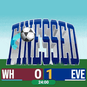 a soccer game between white and eve is being played