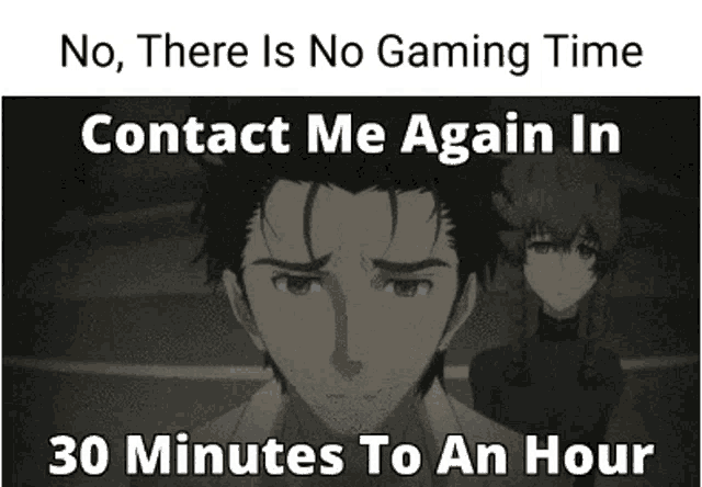Steinsgate Gaming Time GIF - Steinsgate Gaming Time Gaming GIFs