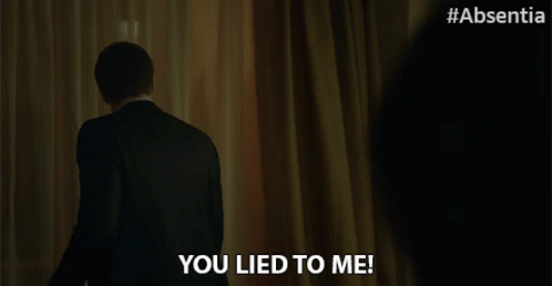 You Lied To Me Patrick Heusinger GIF - You Lied To Me Patrick Heusinger Nick Durand GIFs
