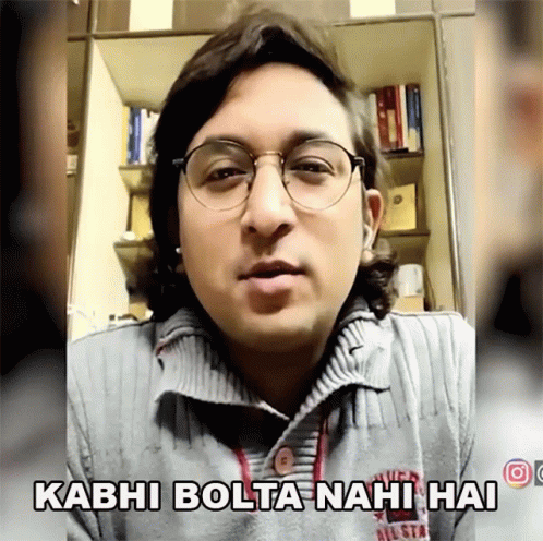 Kabhi Bolta Nahi Hai Appurv Gupta GIF - Kabhi Bolta Nahi Hai Appurv Gupta कभीबोलतानहींहै GIFs