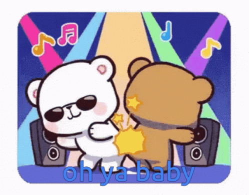 Dancing Nigth Baby Mocha Bear GIF - Dancing Nigth Baby Mocha Bear Dancing GIFs