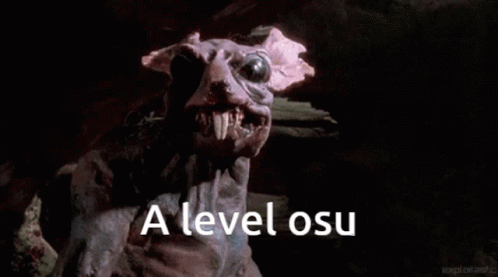 A Level Osu GIF - A Level Osu Ratchan GIFs