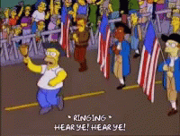 Homer Simpson Town Crier GIF - Homer Simpson Simpson Town Crier GIFs