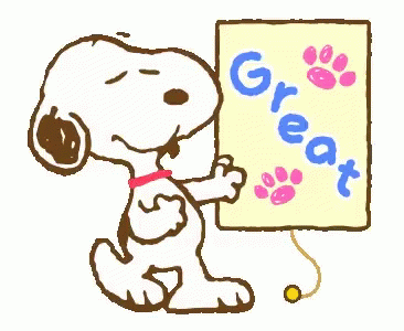 Snoopy Great GIF - Snoopy Great GIFs