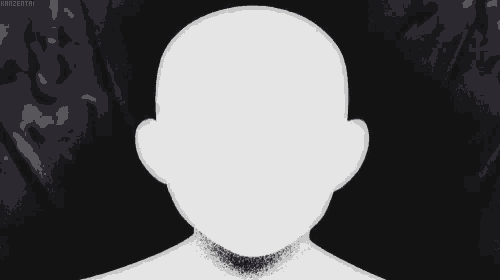 a cartoon drawing of a man 's face with a smile on his face