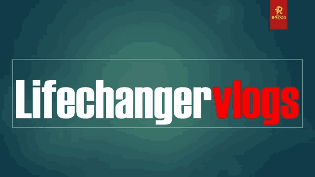 a blue background with the words lifechanger vlogs