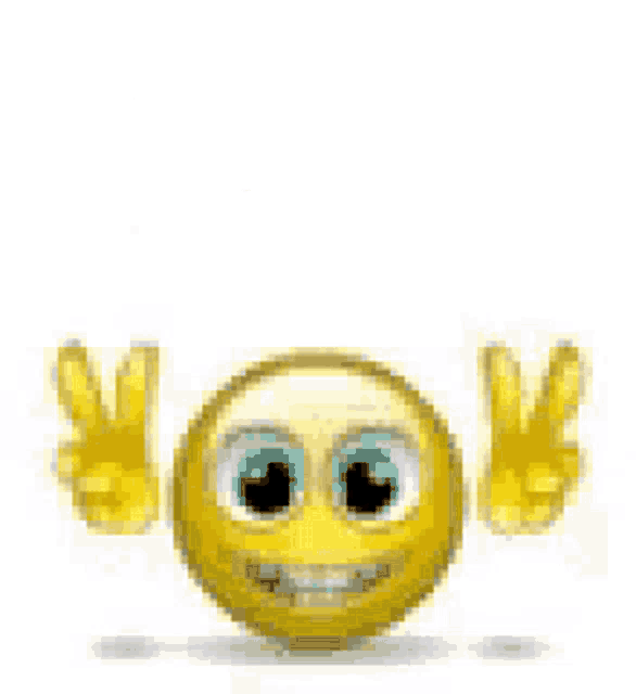 a yellow smiley face with a speech bubble that says `` my fingers are crossed ''