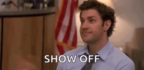 The Office Happy GIF - The Office Happy Showoff GIFs