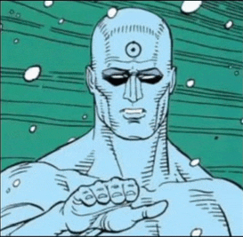 a drawing of a man with a third eye