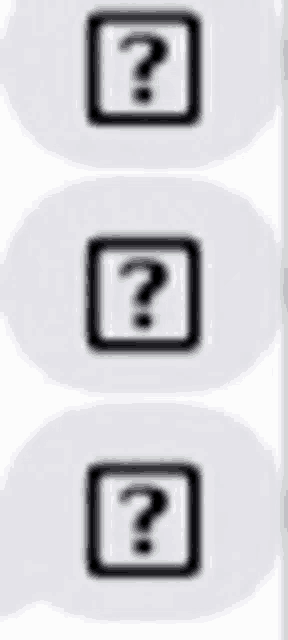 three circles with a question mark in the middle of them .