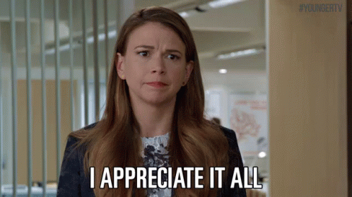 I Appreciate It All GIF - Younger Tv Land Sutton Foster GIFs