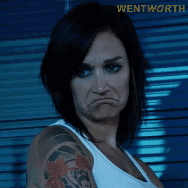 Whats The Point Franky Doyle GIF - Whats The Point Franky Doyle Wentworth GIFs