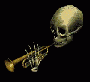 Skeleton Trumpet GIF - Skeleton Trumpet GIFs