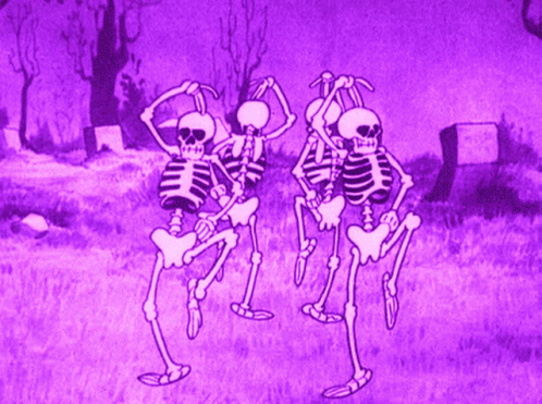 Violet Skeleton GIF - Violet Skeleton Dance GIFs