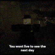 a picture of a man in a hat with the words " you wont live to see the next day "
