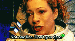 Doctor Who River Song GIF - Doctor Who River Song Not One Kine GIFs