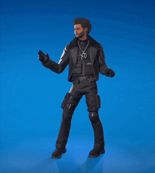 a man with a beard is wearing a black leather jacket