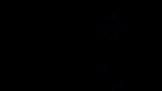 a glow in the dark furry character with a shirt that says ' i love you ' on it