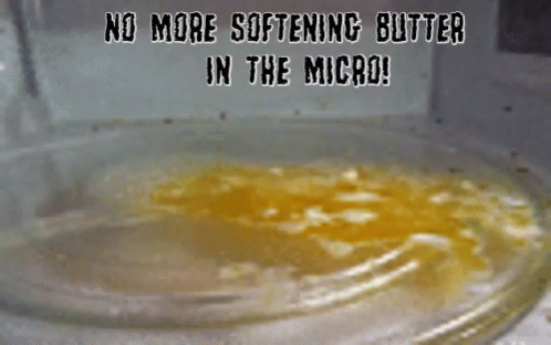 Softening Butter Butter In The Microwave GIF - Softening Butter Butter In The Microwave Butter In The Micro GIFs