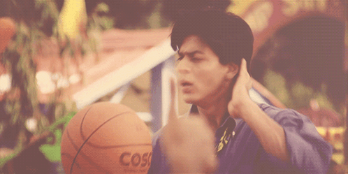 Shah Rukh Khan Basketball GIF - Shah Rukh Khan Basketball Kuch Kuch Hota Hai GIFs