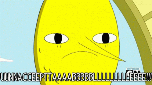 Adventure Time Lemon Grab GIF - Adventure Time Lemon Grab Unacceptable GIFs