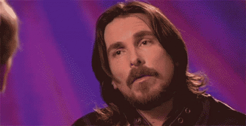 Interview Christian Bale GIF - Interview Christian Bale Suprise GIFs