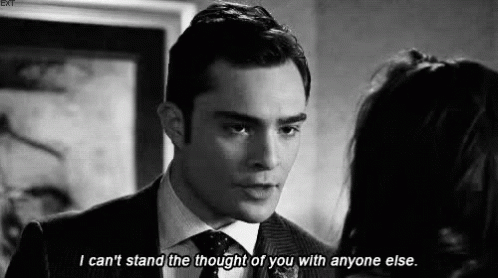 I Can'T Stand The Thought Of You With Anyone Else GIF - Gossip Girl Jealous Jealousy GIFs