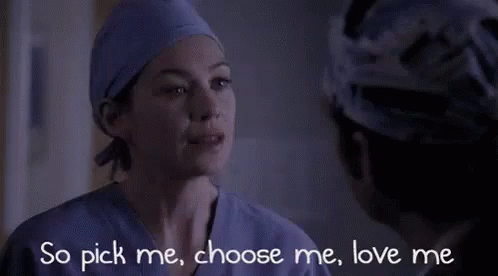 Love Me Greys Anatomy GIF - Love Me Greys Anatomy Pick Me GIFs