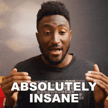 Absolutely Insane Marques Brownlee GIF - Absolutely Insane Marques Brownlee Totally Insane GIFs