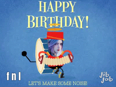 a happy birthday card with a picture of a woman on it .