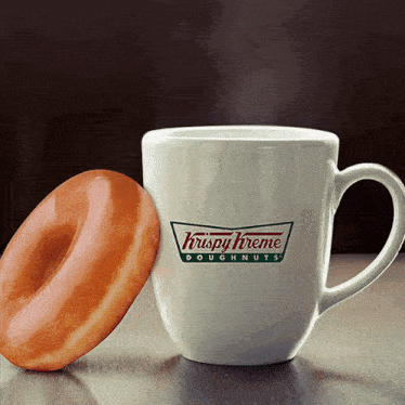 Krispy Kreme Donut GIF - Krispy Kreme Donut Coffee GIFs
