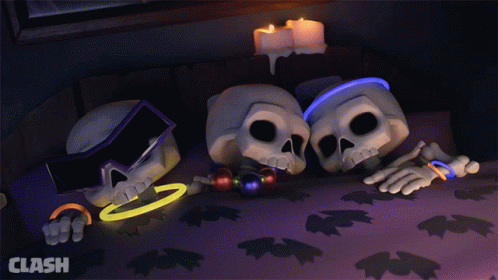 Sleeping Skeletons GIF - Sleeping Skeletons Clash Royale GIFs
