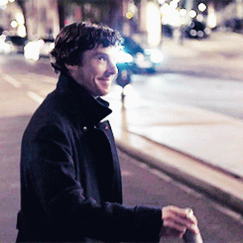 Sherlock Benedict Cumberbatch GIF - Sherlock Benedict Cumberbatch Cheers GIFs