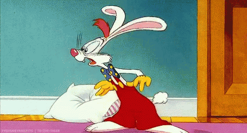 Aaaaaaaaaaaaahhhhhhhhh - Roger GIF - Roger Roger Rabbit Cartoon GIFs