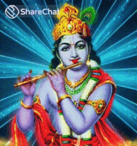 Krishna Blessings GIF - Krishna Blessings Wishing GIFs