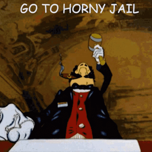 Go To Horny Jail Meme GIF - Go To Horny Jail Meme Horny Jail GIFs