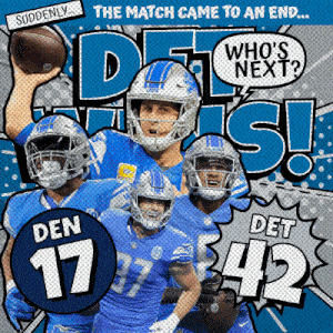 Detroit Lions (42) Vs. Denver Broncos (17) Post Game GIF - Nfl National Football League Football League GIFs
