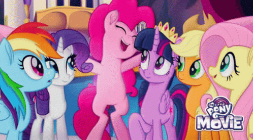 Group Hug My Little Pony Movie GIF